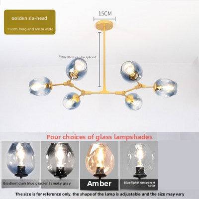 FlourishRealm™ Nordic Molecular Chandelier