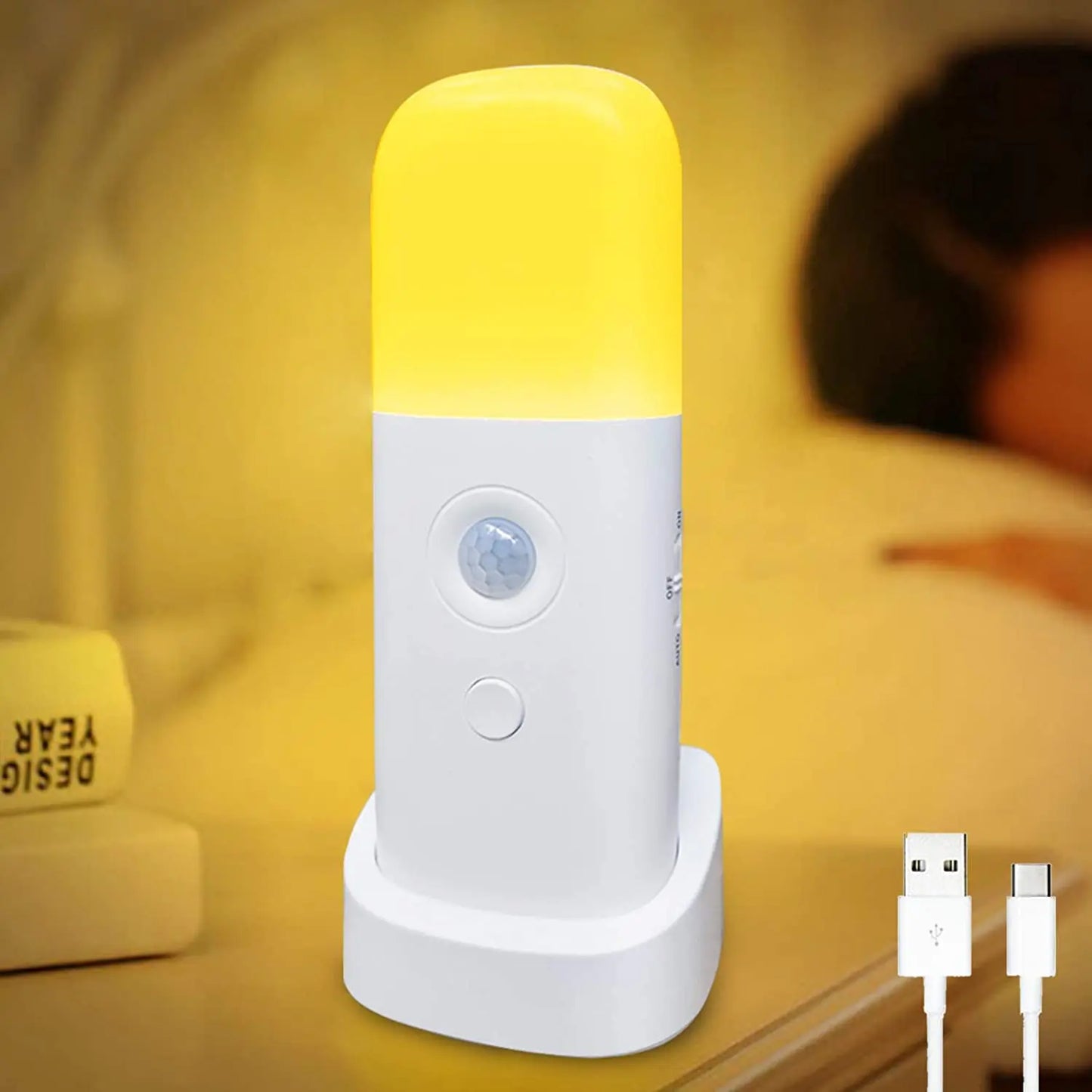 Motion Sensor Light | USB Rechargeable Light | FlourishRealm