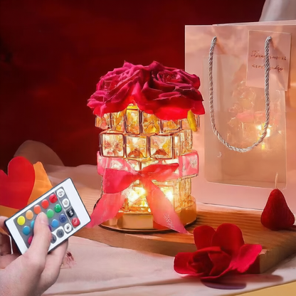 FlourishRealm™ Crystal Night Light