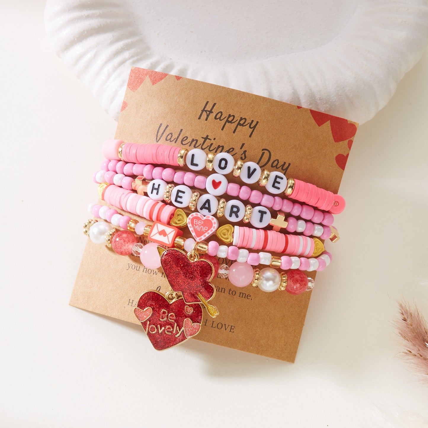 FlourishRealm™ Valentine’s Day Heart Bracelets