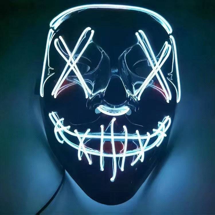 FlourishRealm™LED Glow Halloween Mask