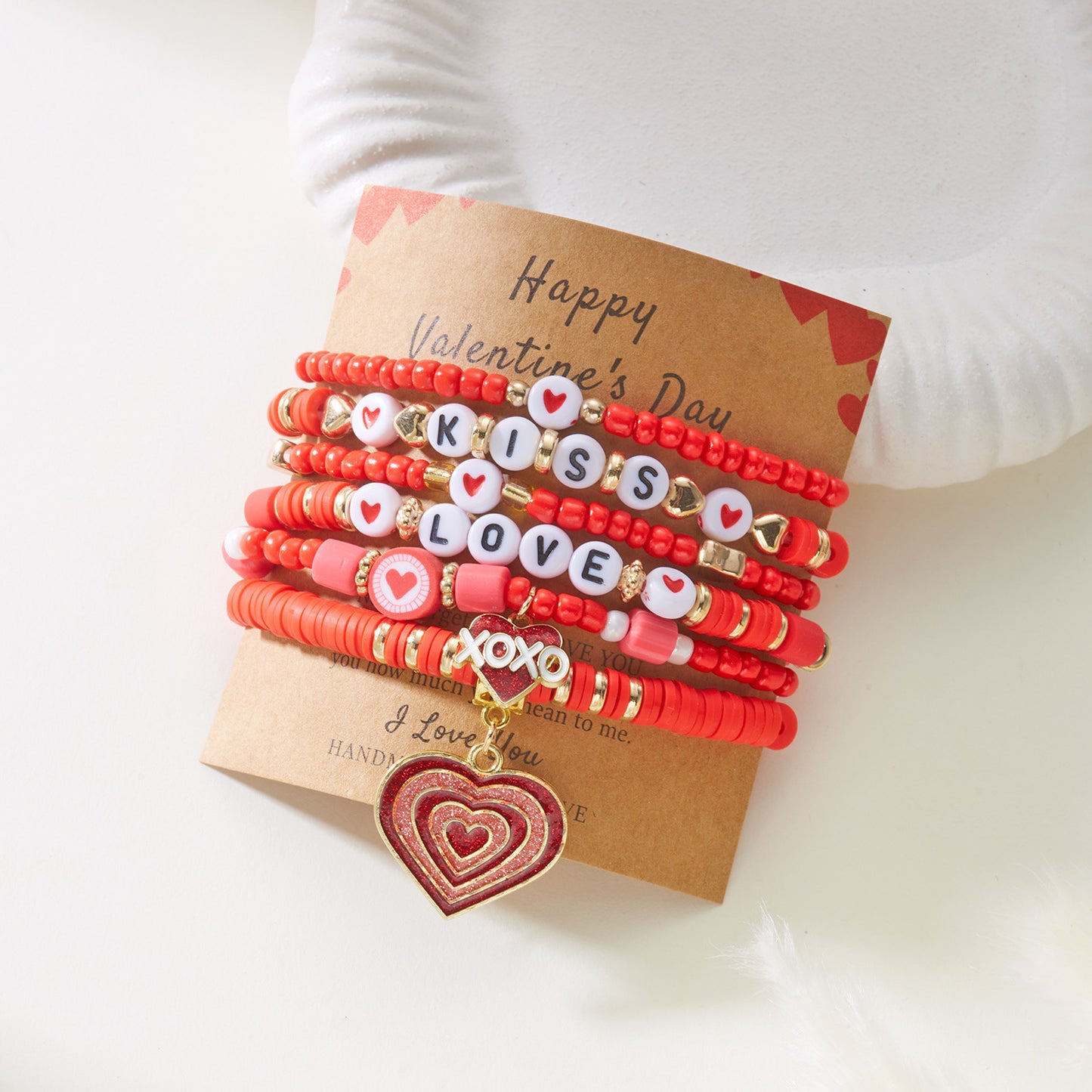 FlourishRealm™ Valentine’s Day Heart Bracelets