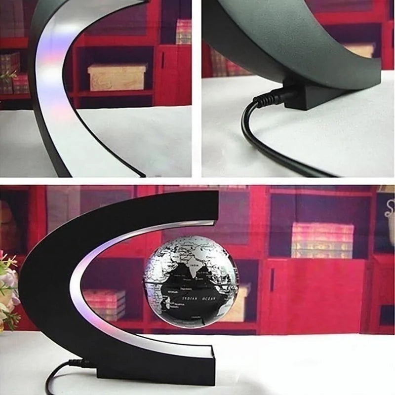 Levitating Globe LED Light for Home Decor | FlourishRealm