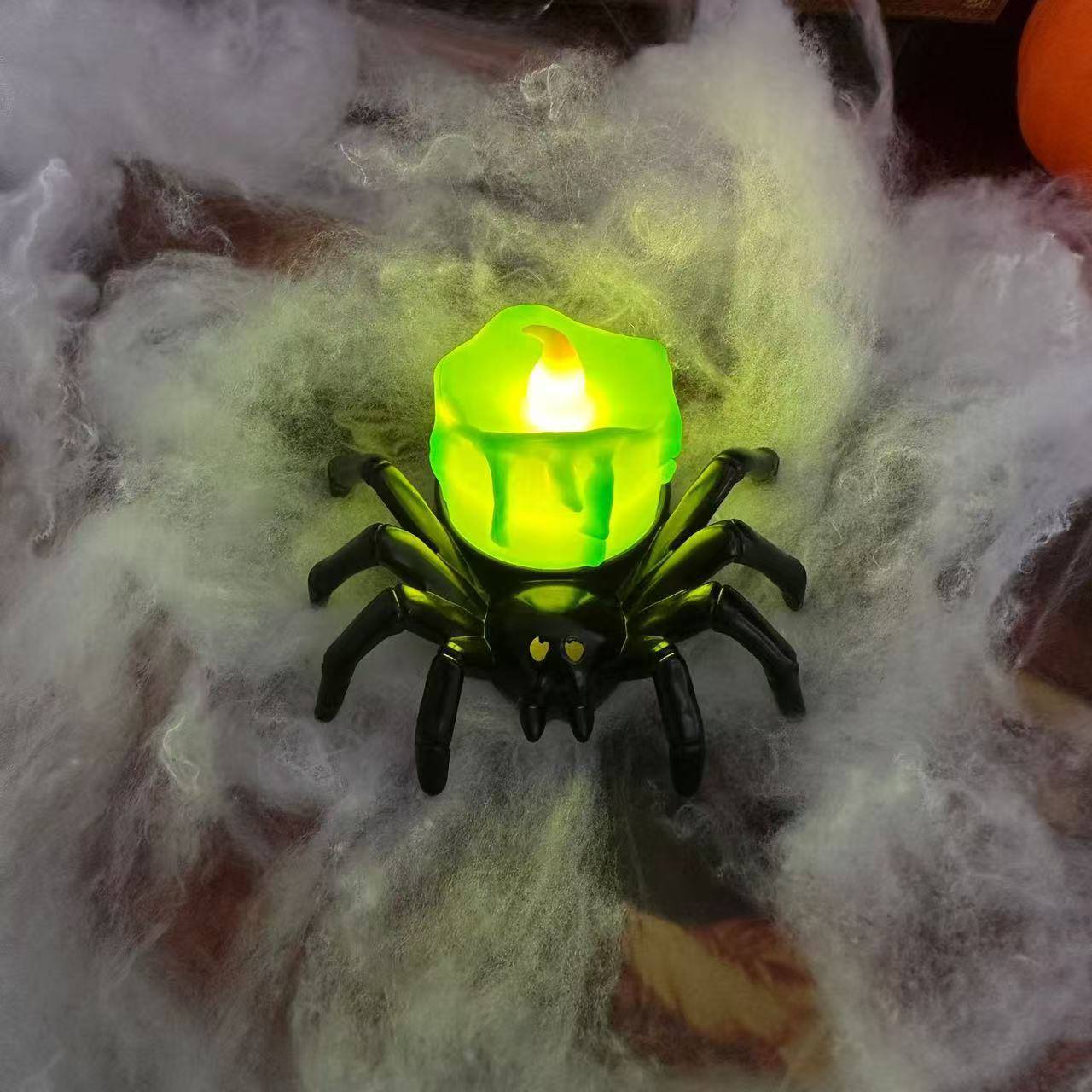 FlourishRealm™ Spider Candle Lamp