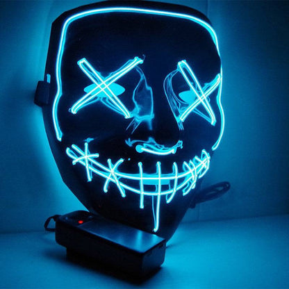 FlourishRealm™LED Glow Halloween Mask
