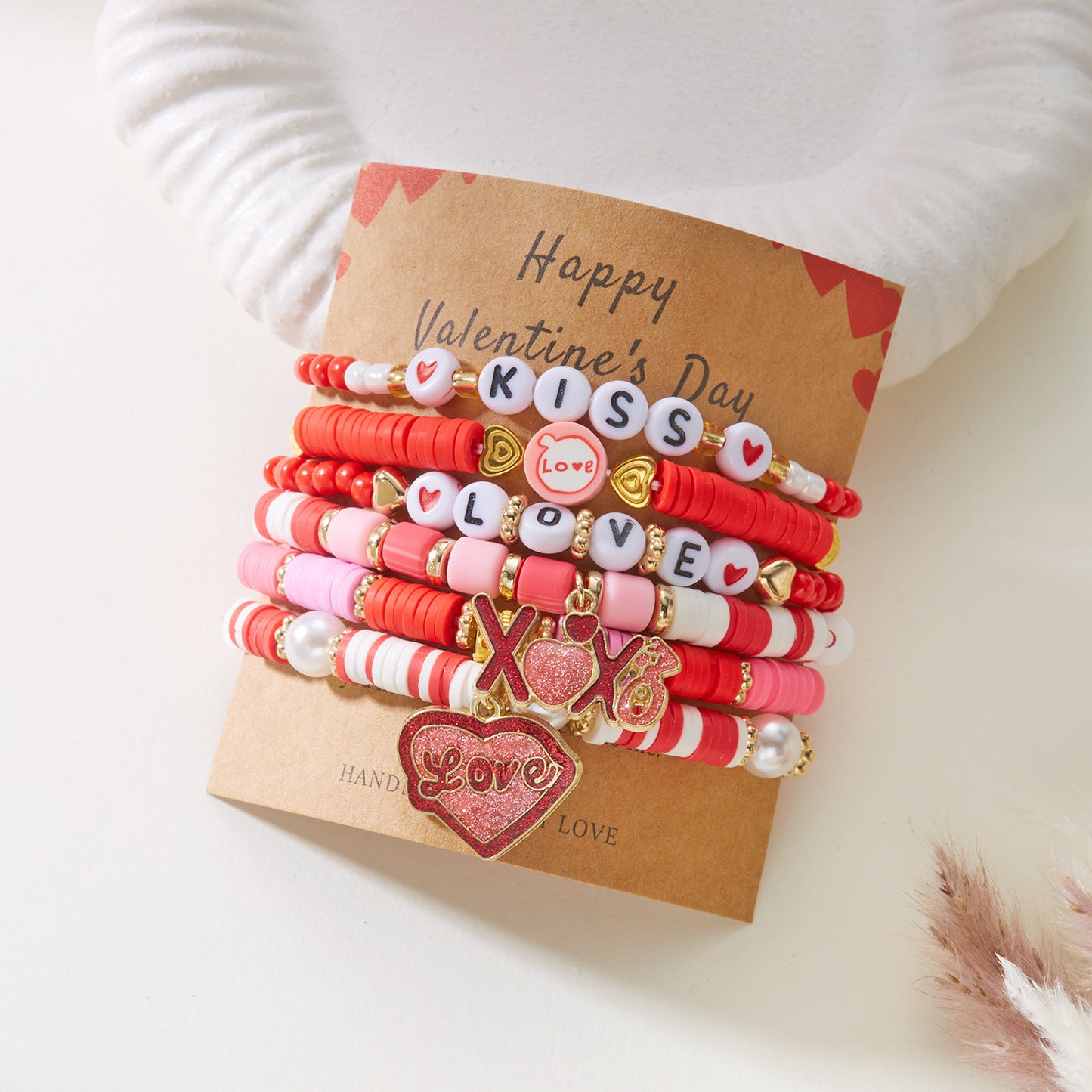 FlourishRealm™ Valentine’s Day Heart Bracelets