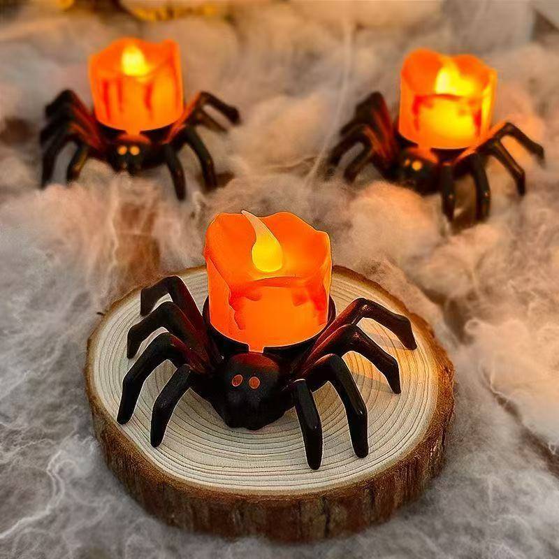 FlourishRealm™ Spider Candle Lamp