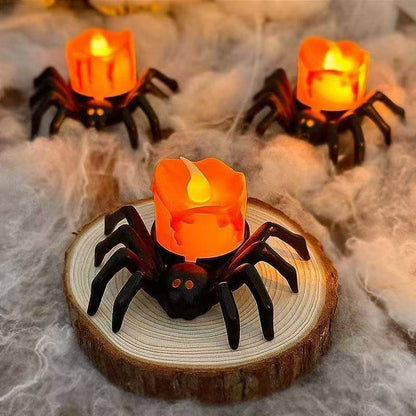 FlourishRealm™ Spider Candle Lamp