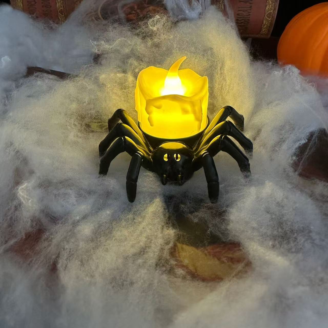FlourishRealm™ Spider Candle Lamp