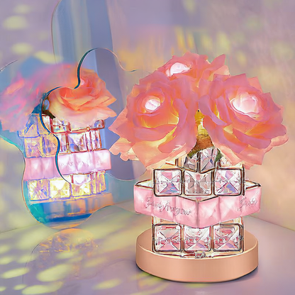 FlourishRealm™ Crystal Night Light