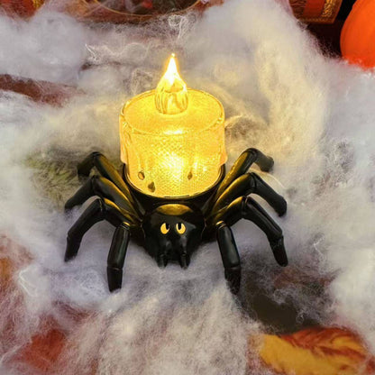FlourishRealm™ Spider Candle Lamp
