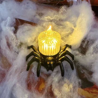 FlourishRealm™ Spider Candle Lamp