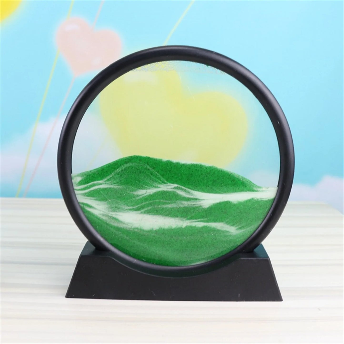 Flourishrealm Sand Art Hourglass – Elegant & Mesmerizing Decor