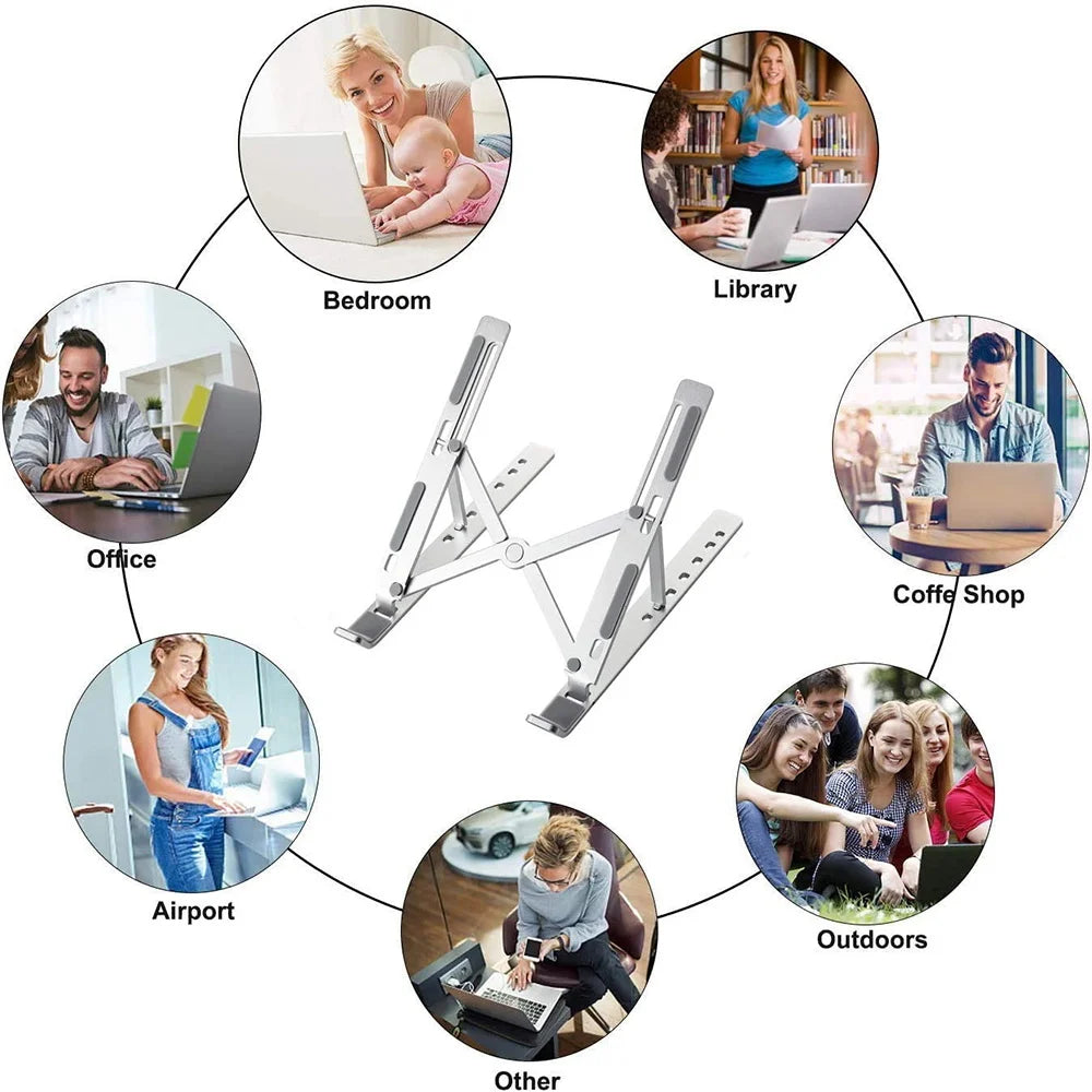 Adjustable Laptop Stand | Ergonomic Laptop Stand | FlourishRealm 