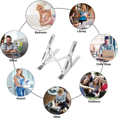 Adjustable Laptop Stand | Ergonomic Laptop Stand | FlourishRealm 