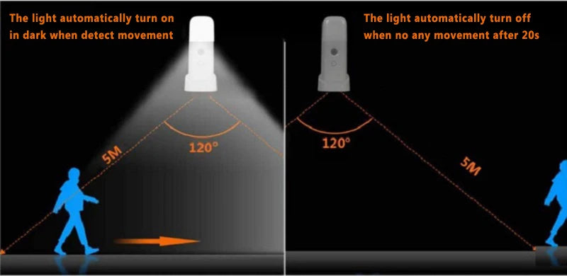 Motion Sensor Light | USB Rechargeable Light | FlourishRealm