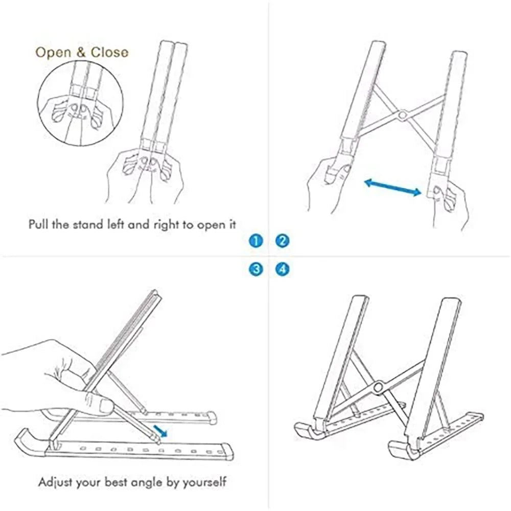 Adjustable Laptop Stand | Ergonomic Laptop Stand | FlourishRealm 