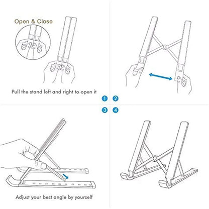 Adjustable Laptop Stand | Ergonomic Laptop Stand | FlourishRealm 