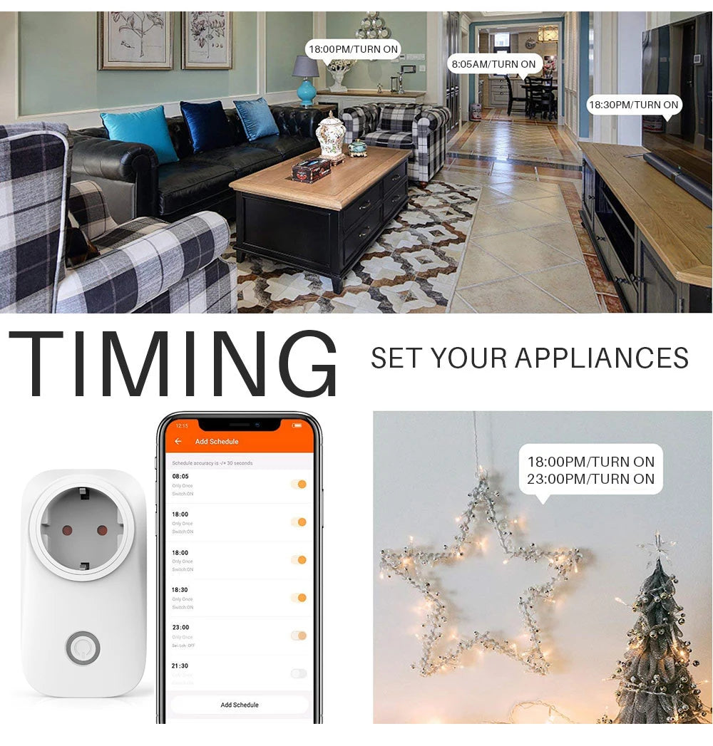 WiFi Power Socket | Power Meter Socket | FlourishRealm