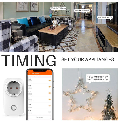 WiFi Power Socket | Power Meter Socket | FlourishRealm