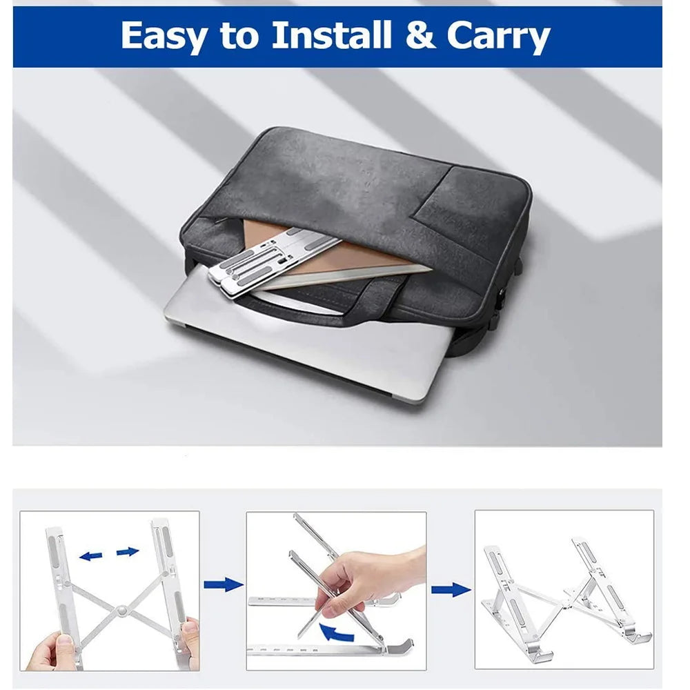 Adjustable Laptop Stand | Ergonomic Laptop Stand | FlourishRealm 