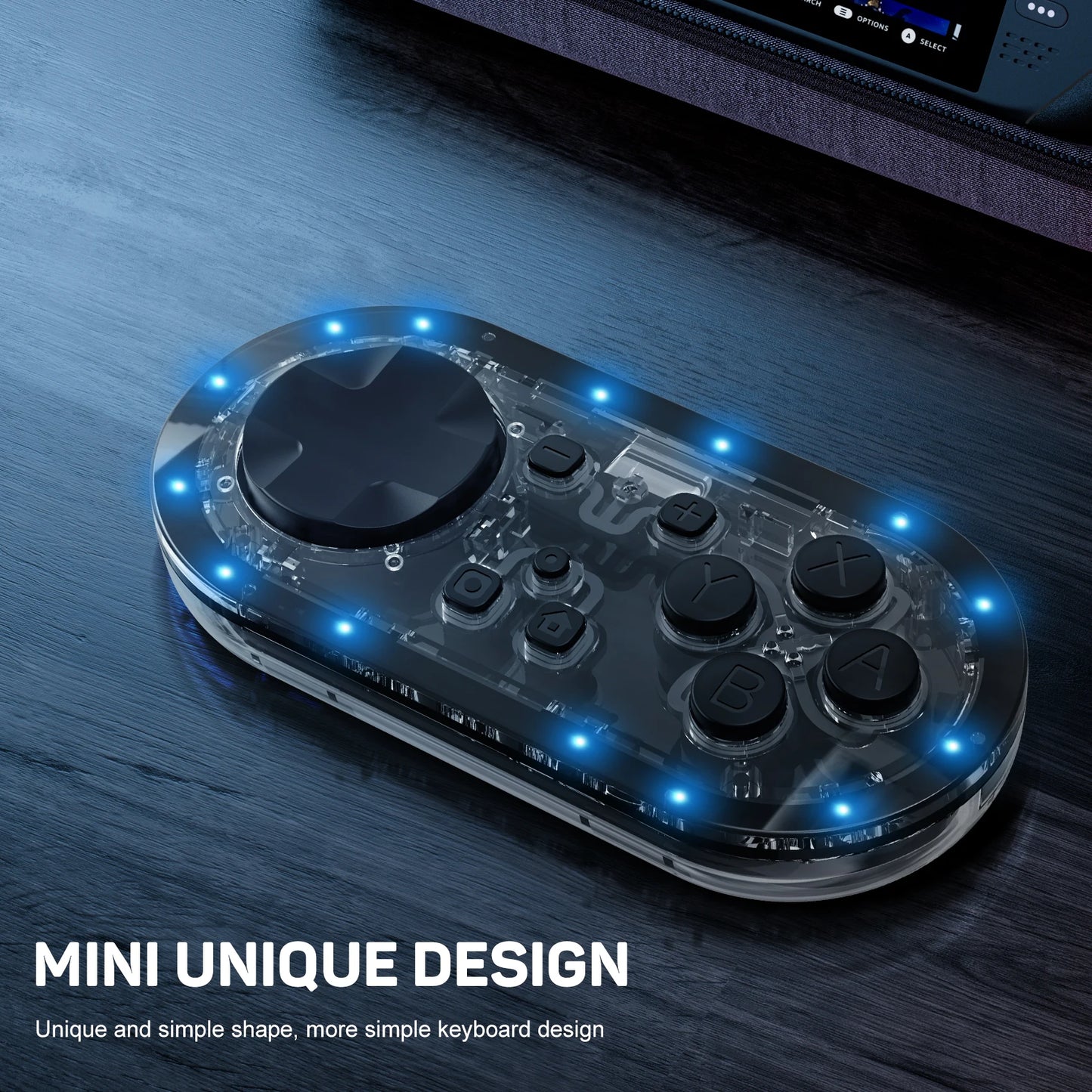 FlourishRealm™ Mini Wireless Controller for Switch & More