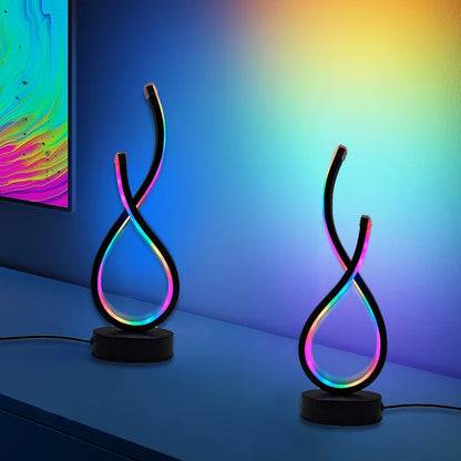 Modern Desk Lamp | USB Desk Lamp | FlourishRealm