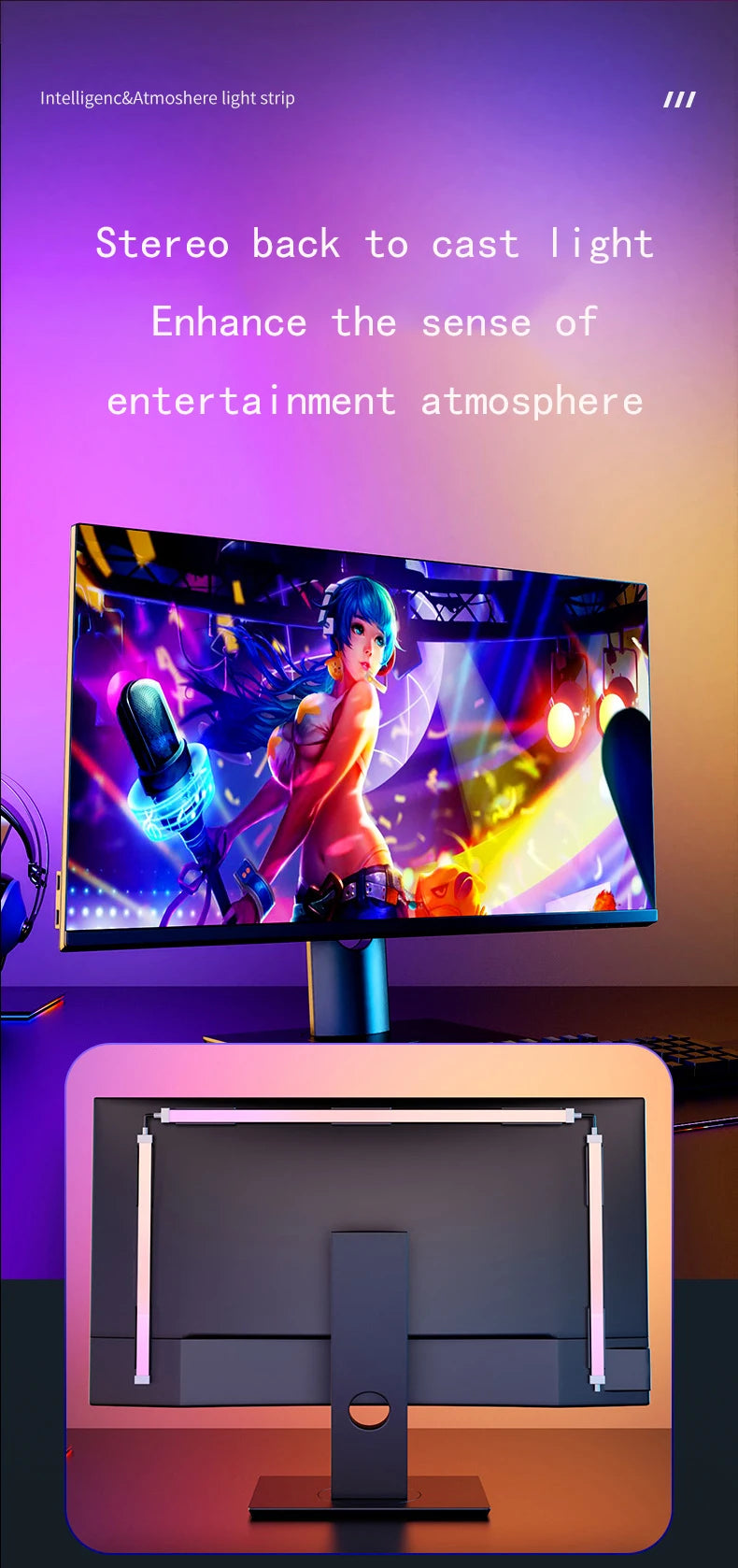 FlourishRealm™Ambient TV Lighting