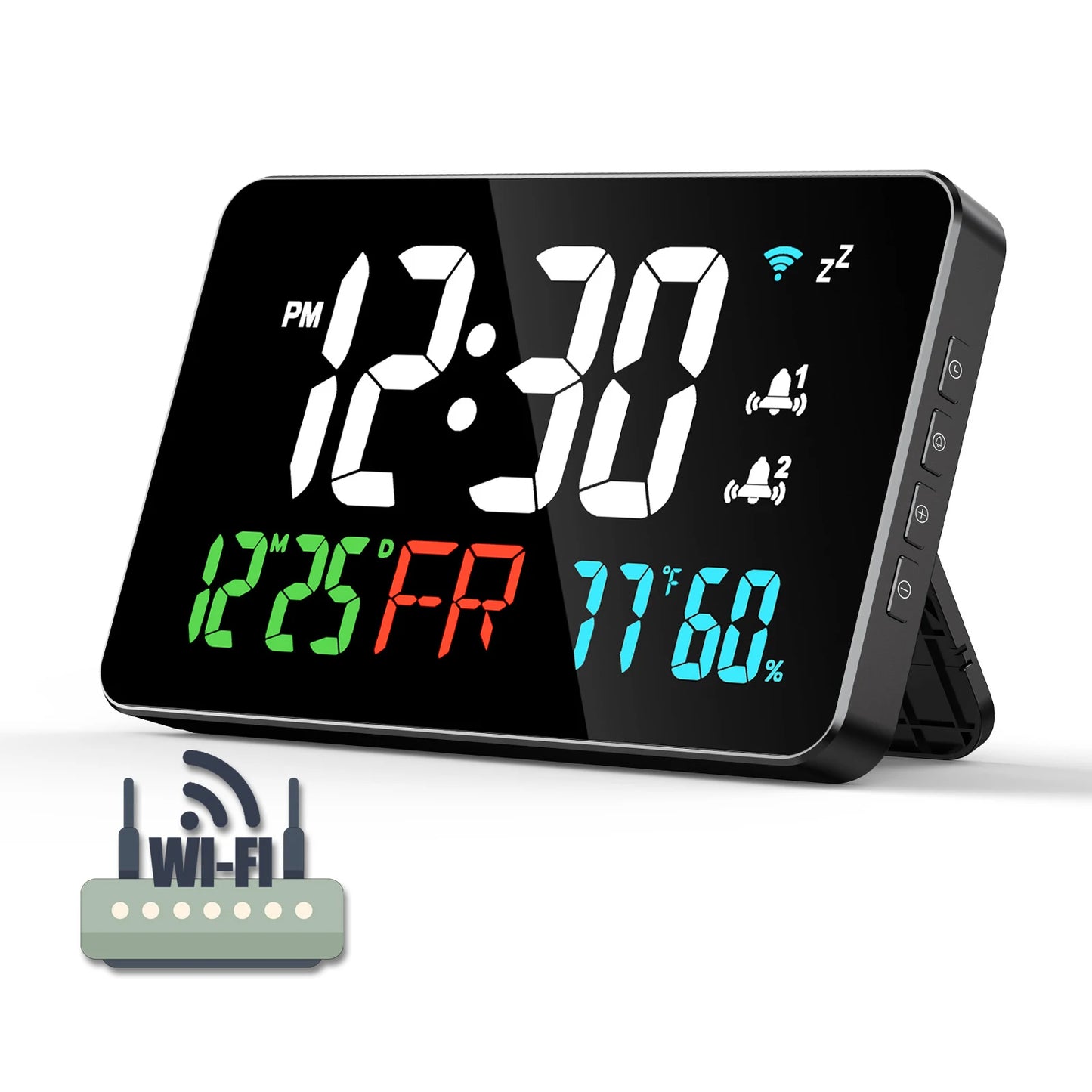 FlourishRealm™Digital Wall Clock