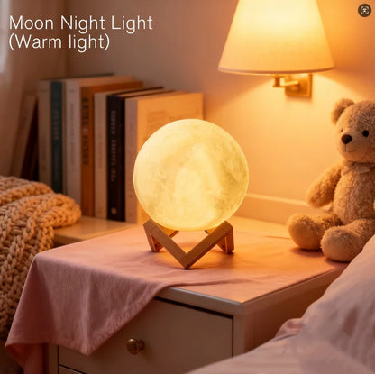 FlourishRealm™Wireless Moon Lamp