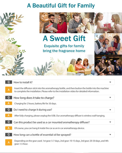 FlourishRealm™ aromatherapy diffuser