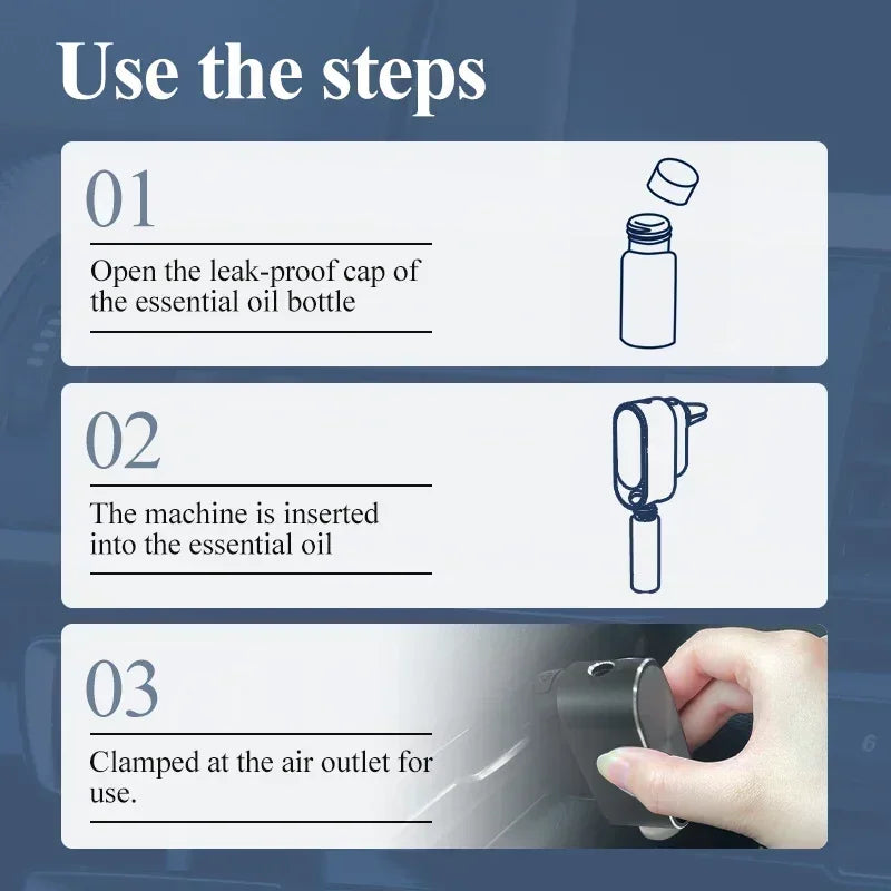 FlourishRealm™ Car Fragrance Diffuser