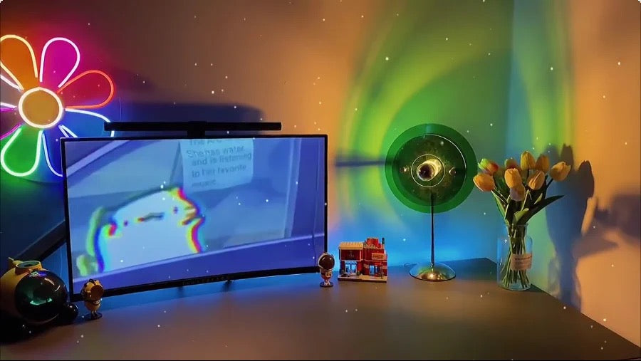 FlourishRealm™Sunset Table Lamp