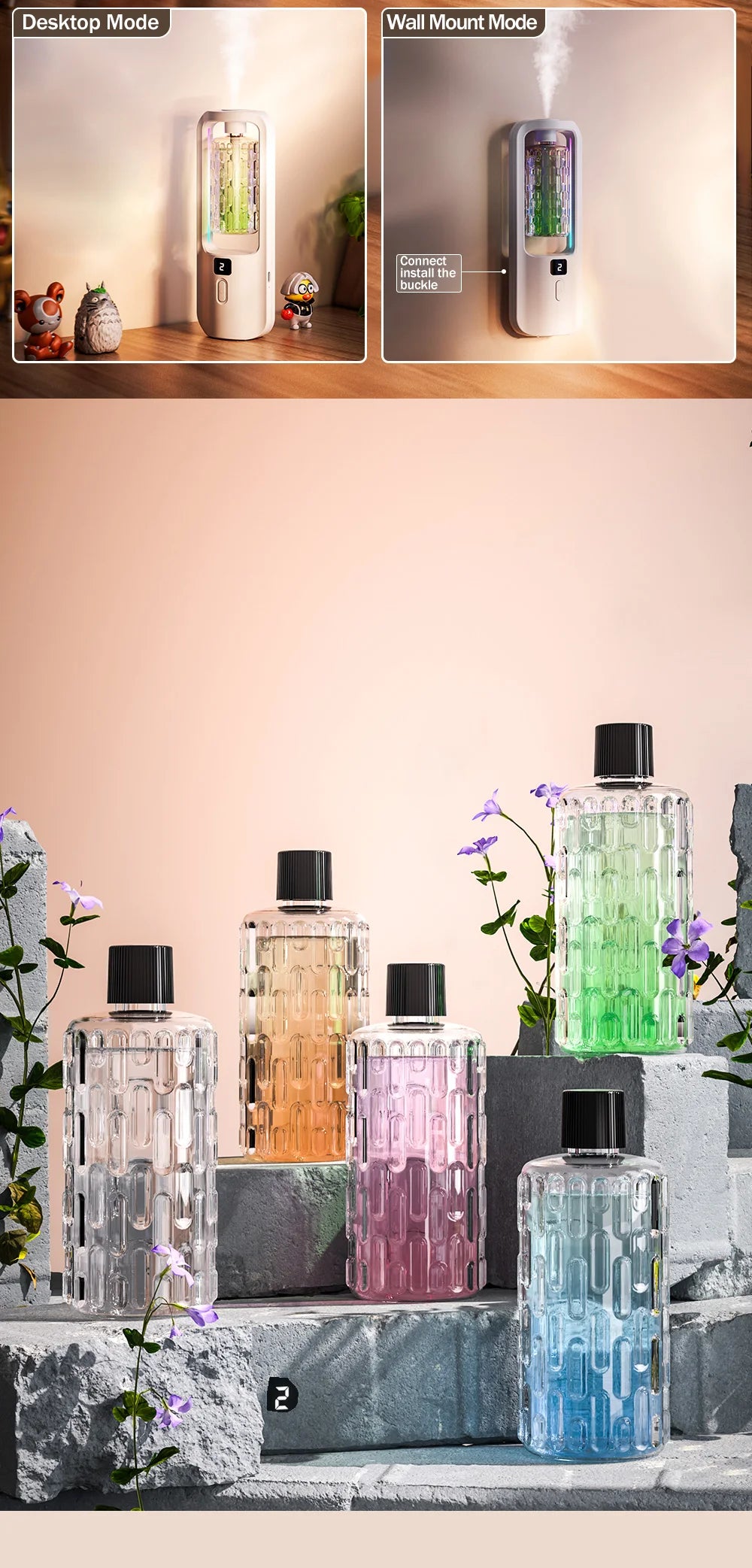 FlourishRealm™ aromatherapy diffuser