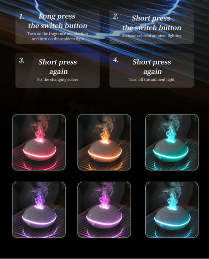 Aroma Diffuser Lamp | Essential Oil Diffuser | FlourishRealm