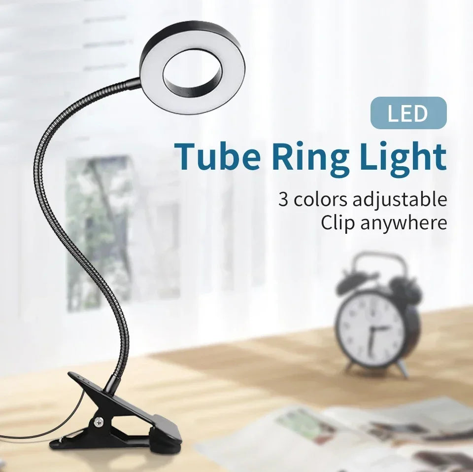 LED Desk Lamp | Clip on Desk Lamp | FlourishRealm