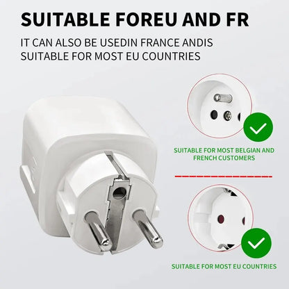 FlourishRealm™ Smart Plug – 16A/20A, App & Voice Control