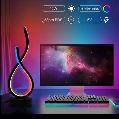 Modern Desk Lamp | USB Desk Lamp | FlourishRealm