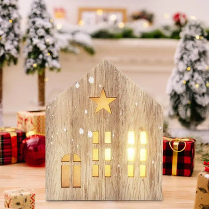 FlourishRealm™Wooden Christmas Light