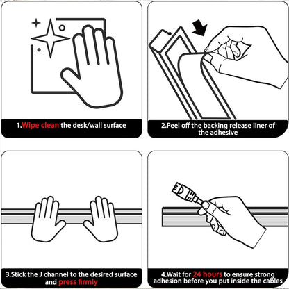 Cable Management Kit | Under Desk Cable Management Kit | FlourishRealm