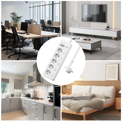 Usb-C Power Strip | Smart Power Strip | FlourishRealm