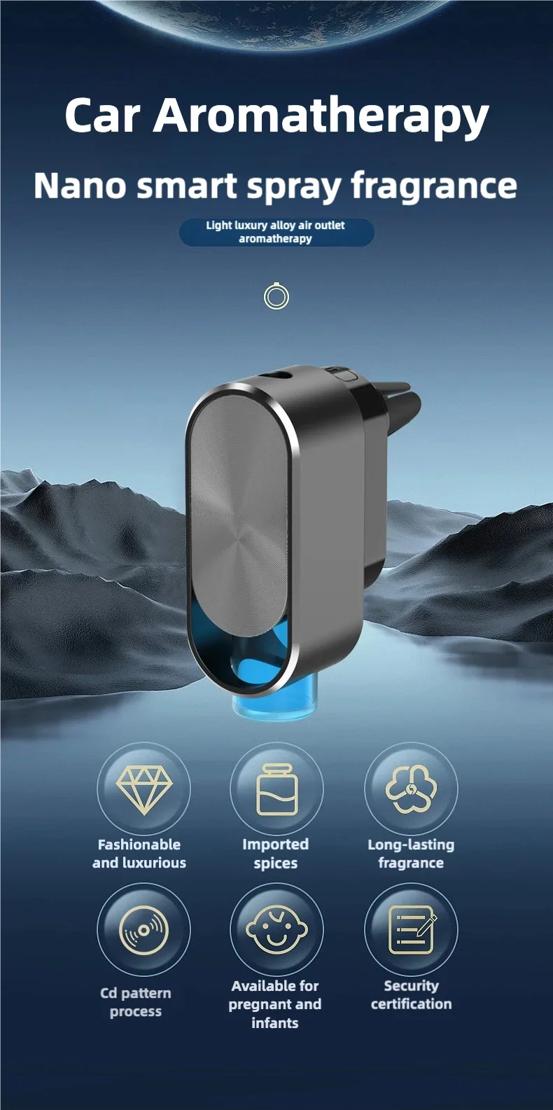 FlourishRealm™ Car Fragrance Diffuser