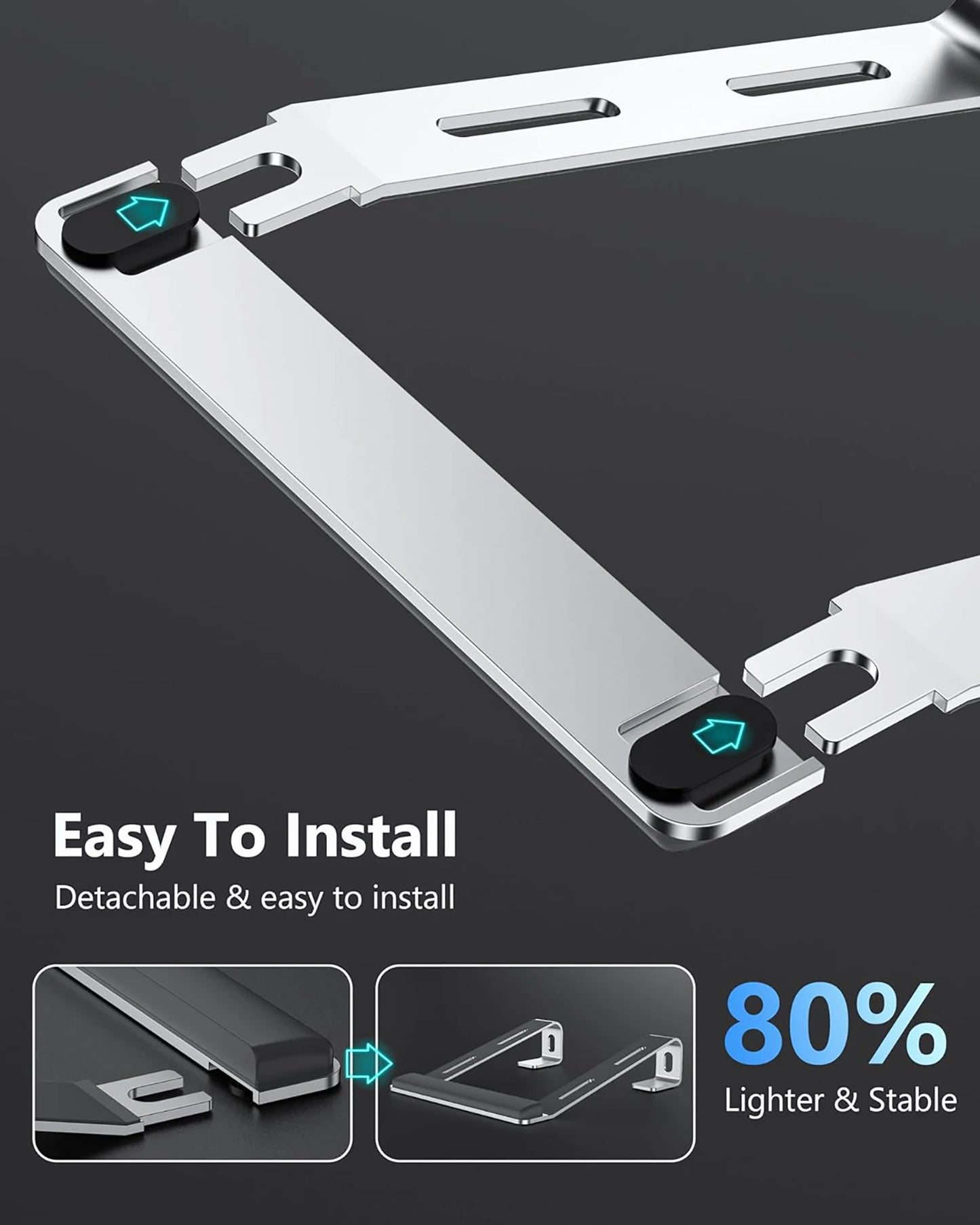 Ergonomic Laptop Stand | Portable Laptop Stand | FlourishRealm