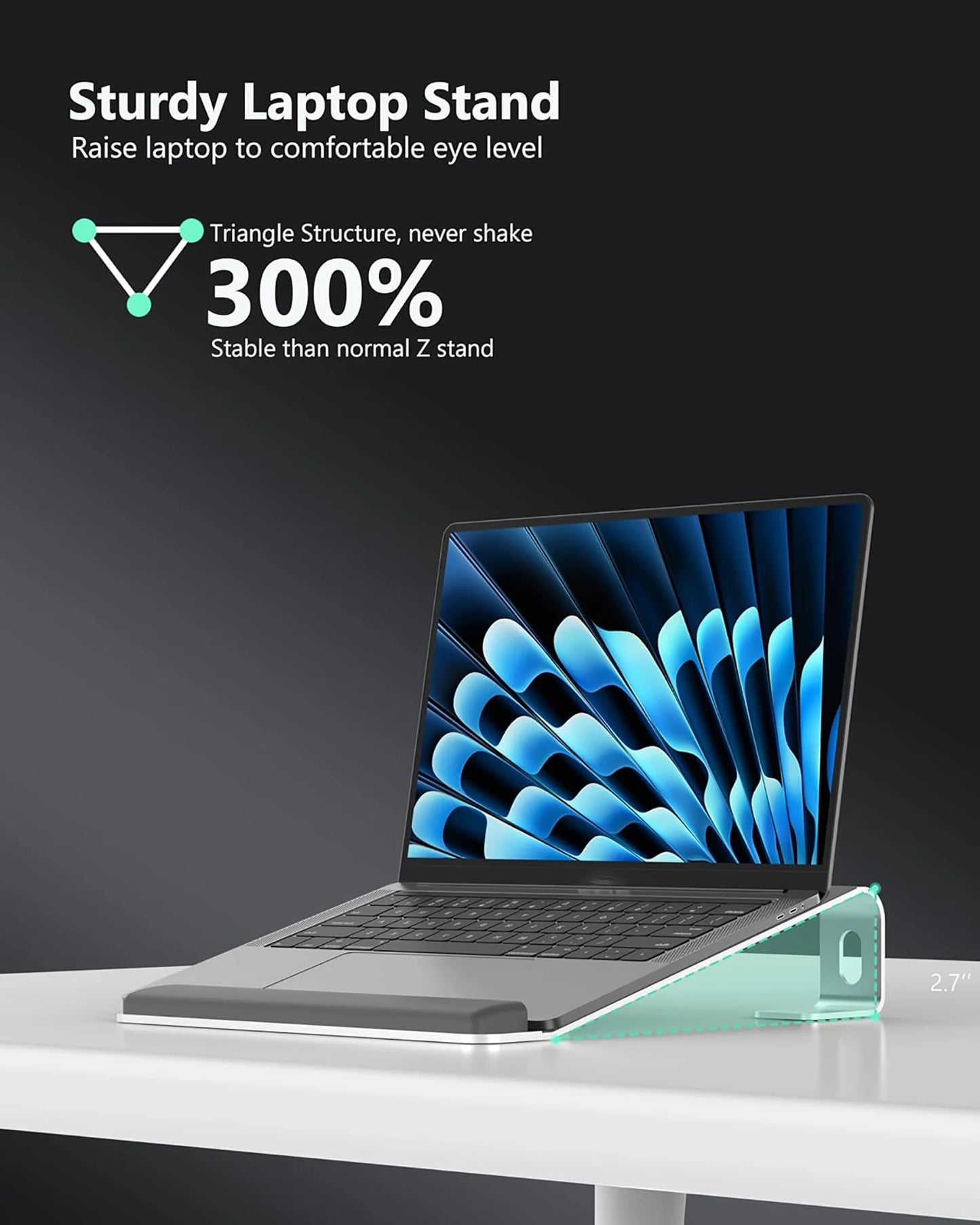 Ergonomic Laptop Stand | Portable Laptop Stand | FlourishRealm