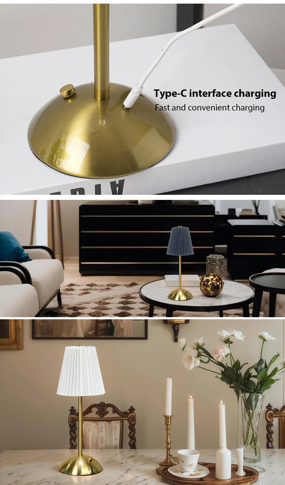 FlourishRealm™Rechargeable Lamps