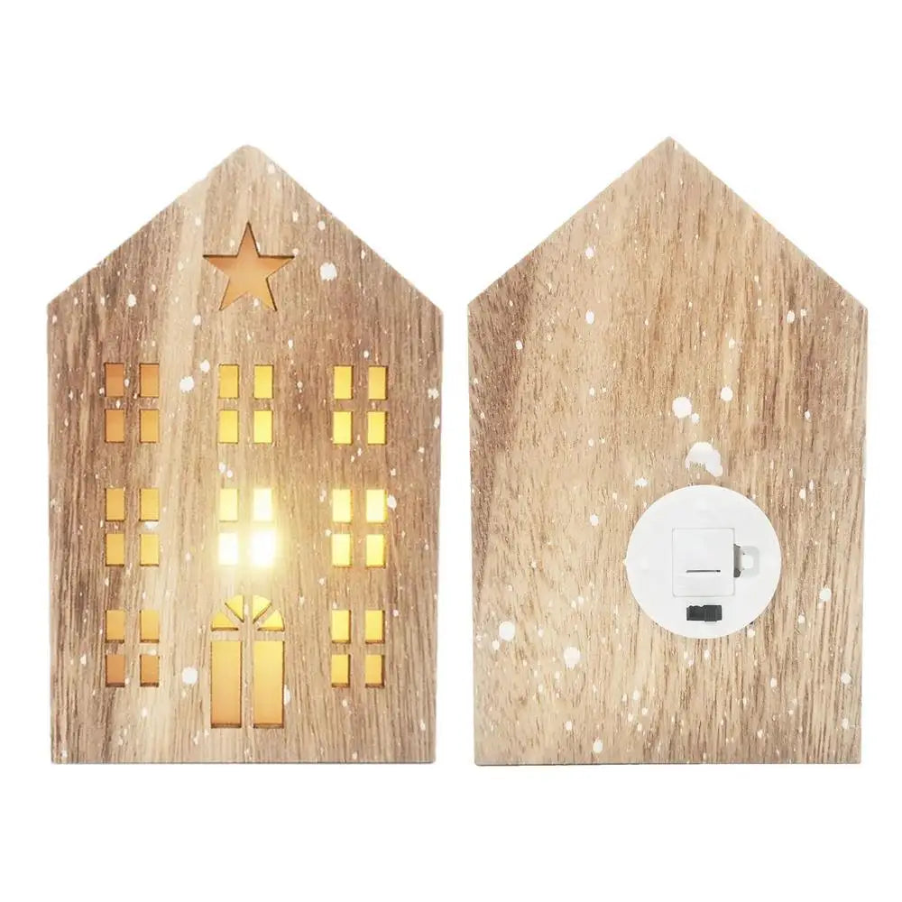 FlourishRealm™Wooden Christmas Light