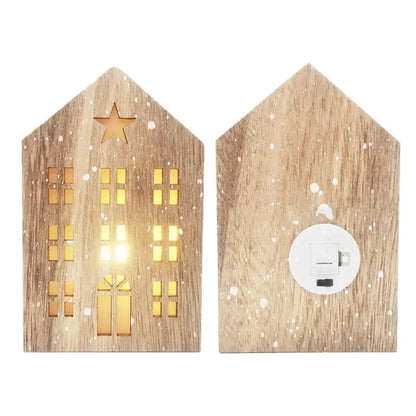 FlourishRealm™Wooden Christmas Light