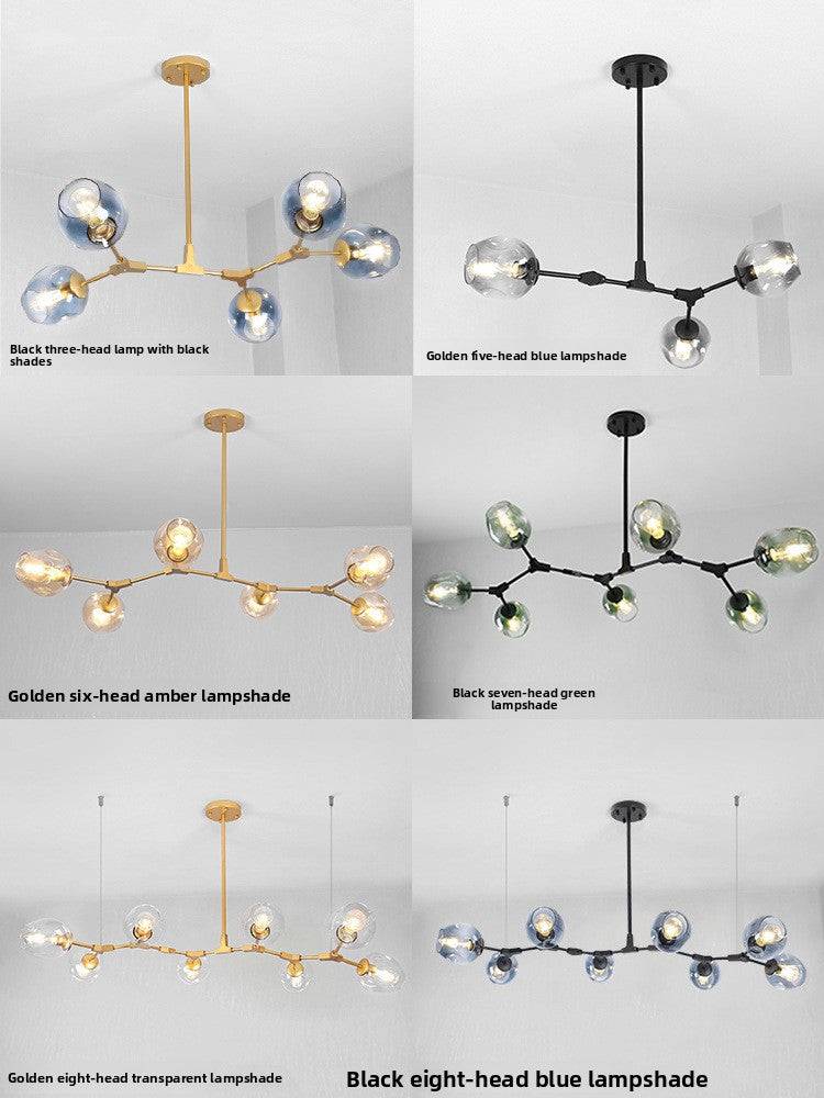 FlourishRealm™ Nordic Molecular Chandelier