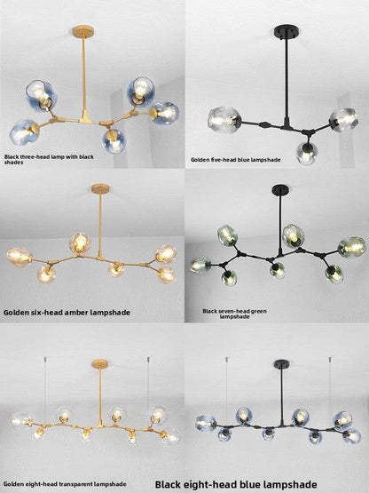 FlourishRealm™ Nordic Molecular Chandelier