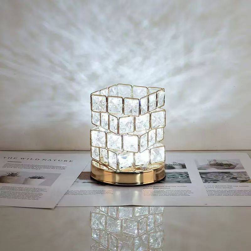 FlourishRealm™ Crystal Night Light